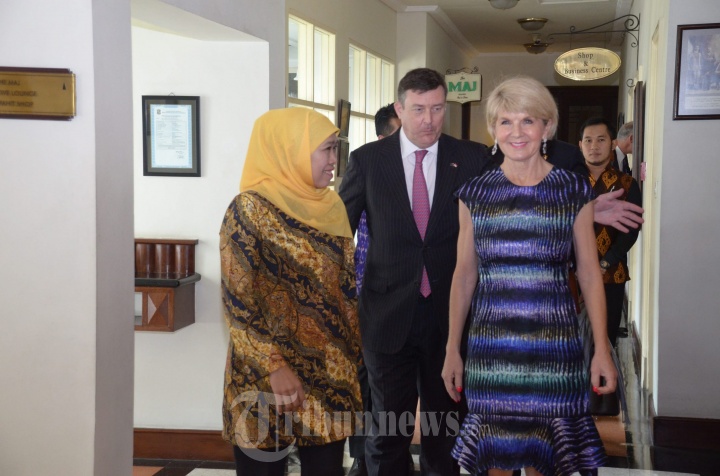 Menlu Australia Julie Bishop Bertemu Gubernur Khofifah