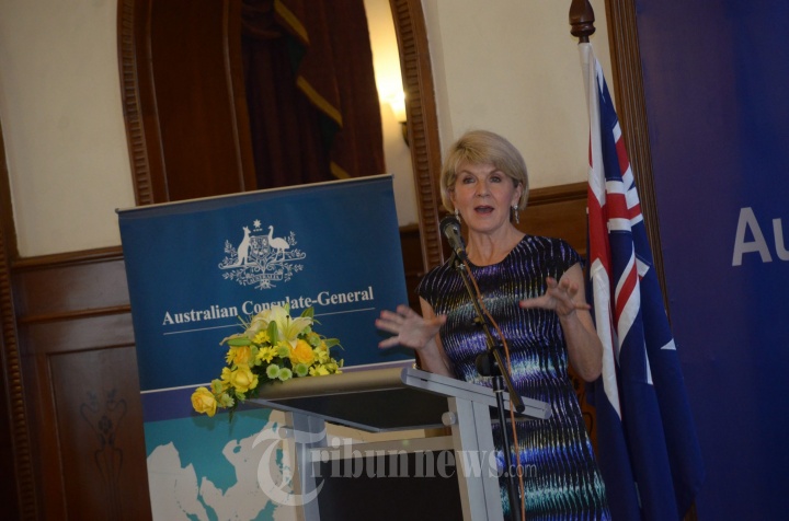 Menlu Australia Julie Bishop Bertemu Gubernur Khofifah