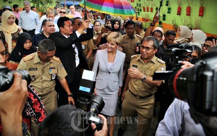 Menlu Australia Julie Bishop Resmikan Konjen Makassar
