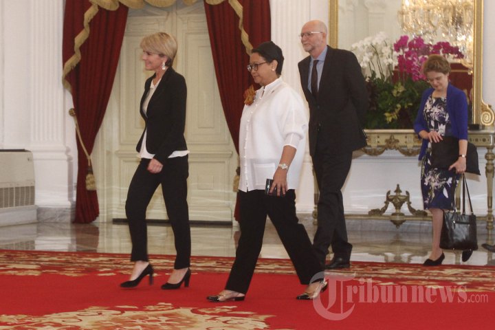 Menlu Australia Julie Bishop Temui Presiden Jokowi