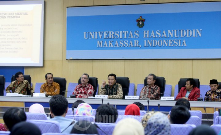 Menpora Adakan Kuliah Umum di Unhas Makassar