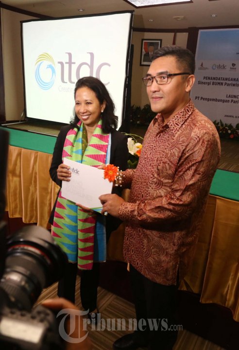 Menteri BUMN Hadiri Peluncuran Logo Baru ITDC