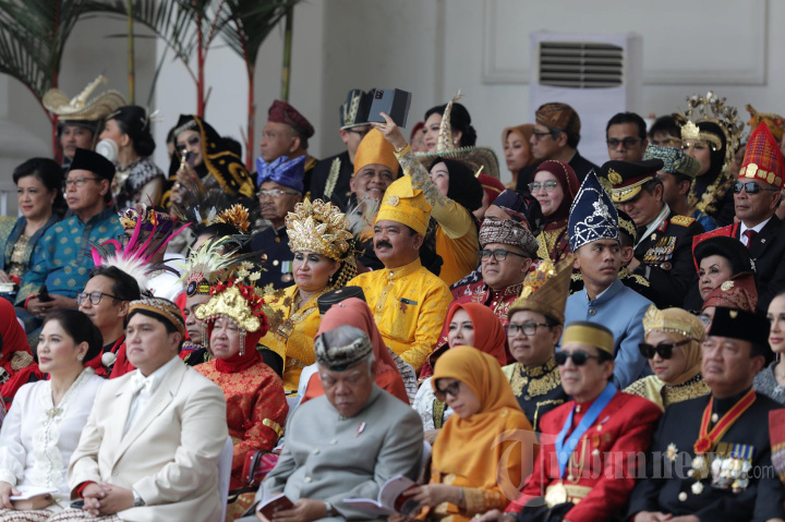 Menteri Kainet Indonesia Maju Ikuti Upacara HUT Ke-78 RI