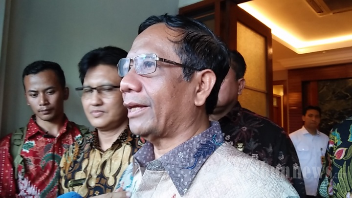 Menteri Kordinator Bidang Polhukam Mahfud MD