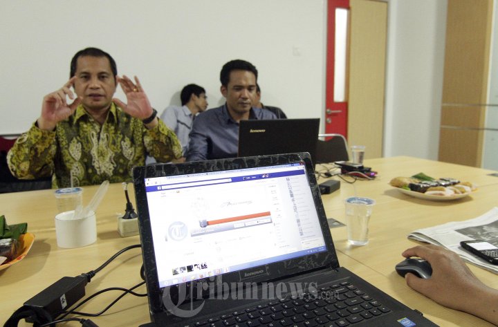 Menteri PDT Kunjungi Markas Tribunnews
