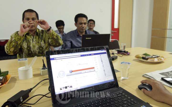 Menteri PDT Kunjungi Markas Tribunnews