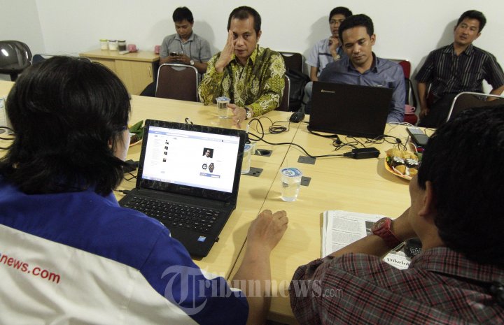 Menteri PDT Kunjungi Markas Tribunnews
