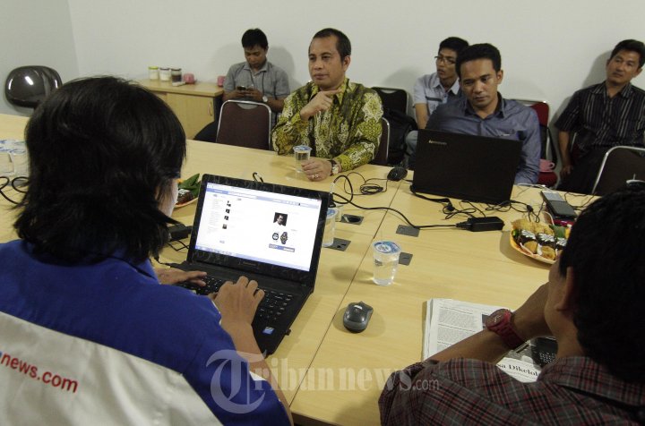 Menteri PDT Kunjungi Markas Tribunnews