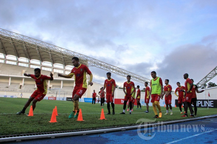 Mitra Kukar Latihan Ringan Jelang Lawan PS TNI