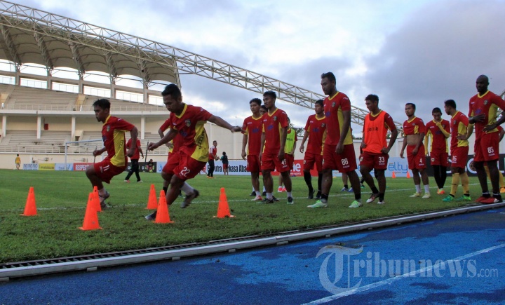 Mitra Kukar Latihan Ringan Jelang Lawan PS TNI