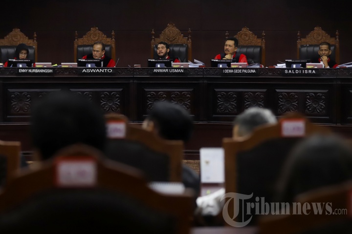MK Gelar Sidang Perdana Sengketa Pilpres 2019