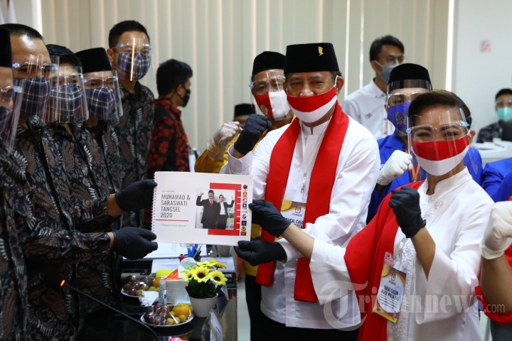 Muhamad dan Rahayu Saraswati Resmi Daftar Pilkada Tangsel