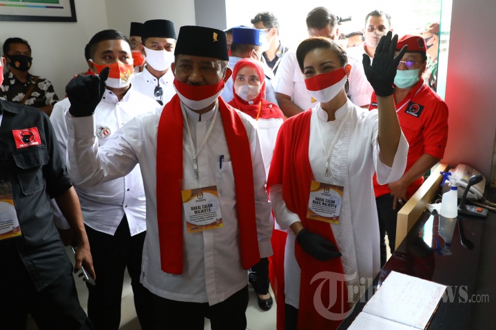 Muhamad dan Rahayu Saraswati Resmi Daftar Pilkada Tangsel