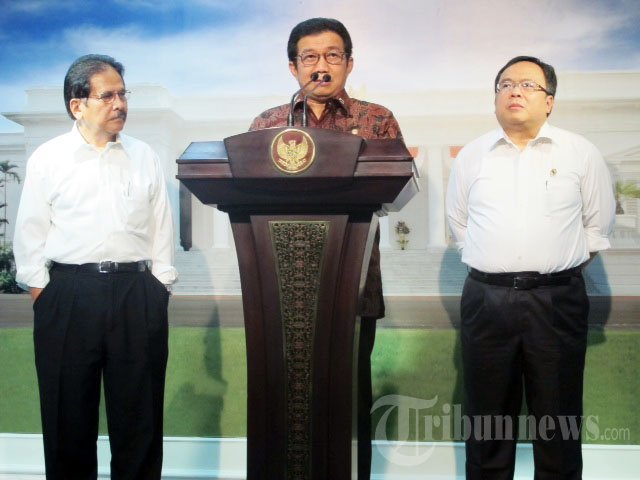 Muliaman Dharmansyah Hadad Kopers di Istana Merdeka