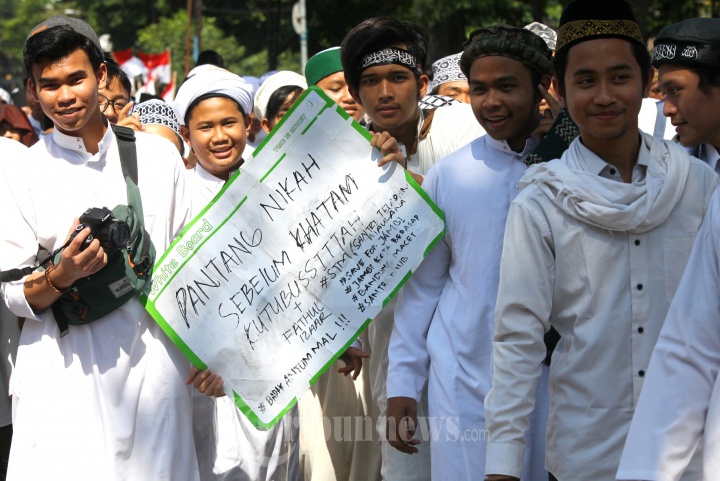 Murid Santri Peringatan Hari Santri Nasional 2019