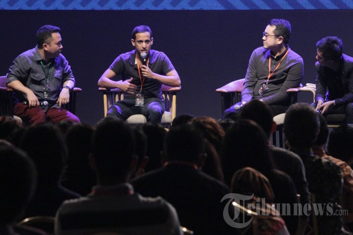 Nadiem Makarim CEO Go-Jek di Ideafest 2015