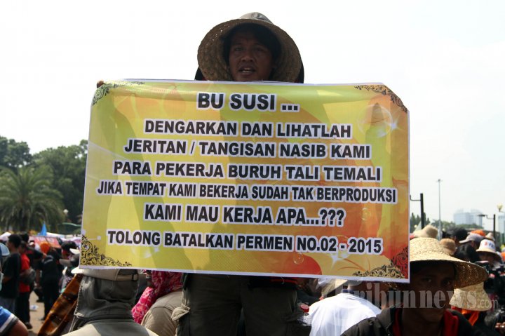 Nelayan Demo di Istana Merdeka