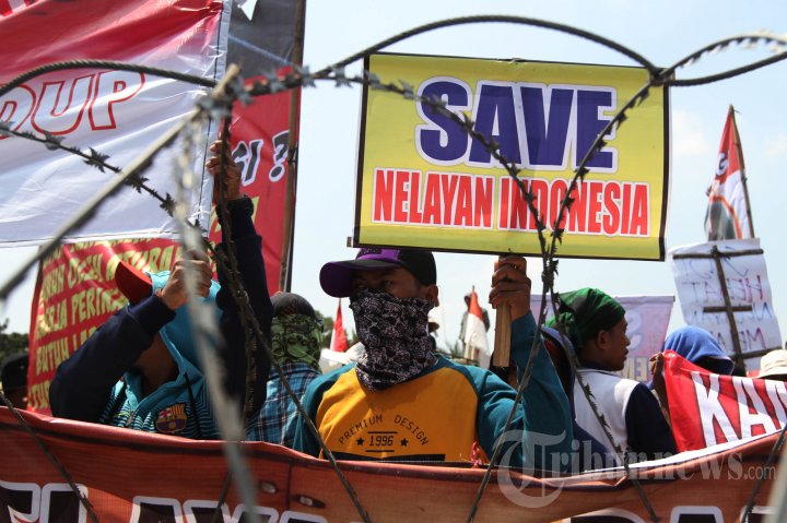 Nelayan Demo di Istana Merdeka