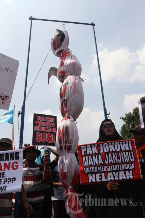 Nelayan Demo di Istana Merdeka