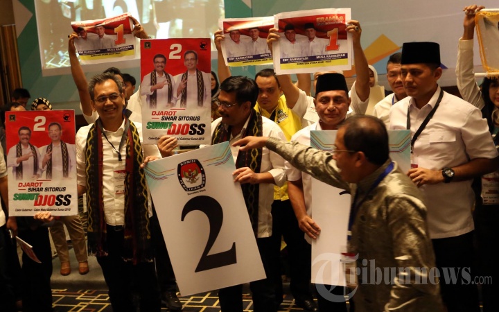 Nomor Urut Pilgub SUMUT 2018