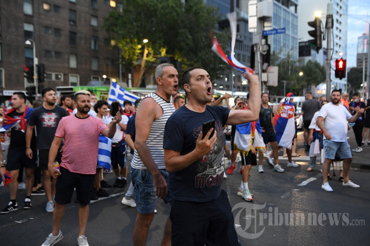 Novak Djokovic Bebas, Pendukung Bersukacita