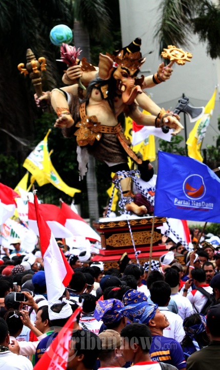 Ogoh-Ogoh Ramaikan Aksi Kita Indonesia