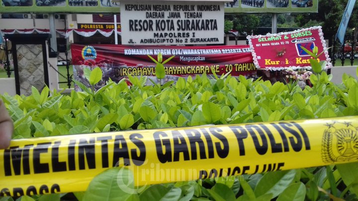 Olah TKP Pasca BOM Bunuh Diri di Mapolresta Surakarta
