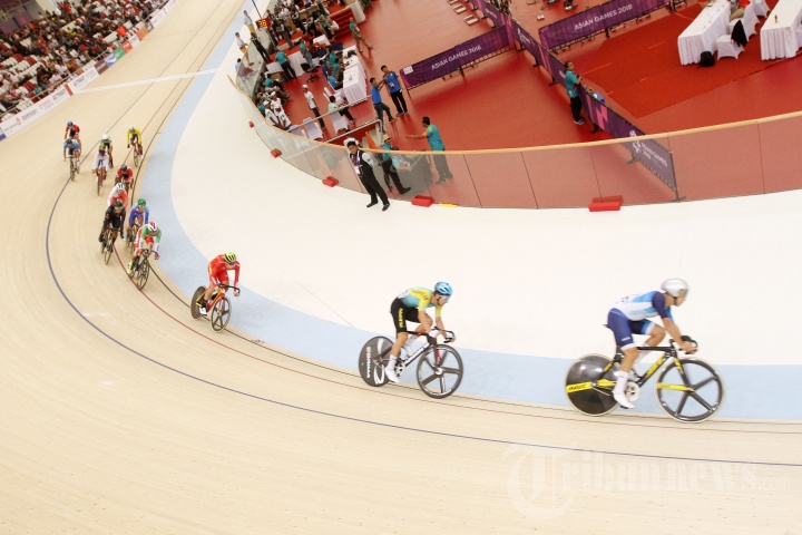 Omnium Putra Balap Sepeda Trek Asian Games 2018
