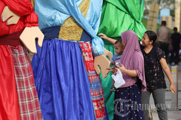 Ondel-ondel Raksaksa di Taman Ismail Marzuki