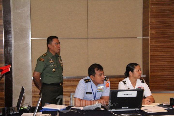 Paban VII/Latma Sops TNI Tinjau Gema Bhakti Staf Latihan
