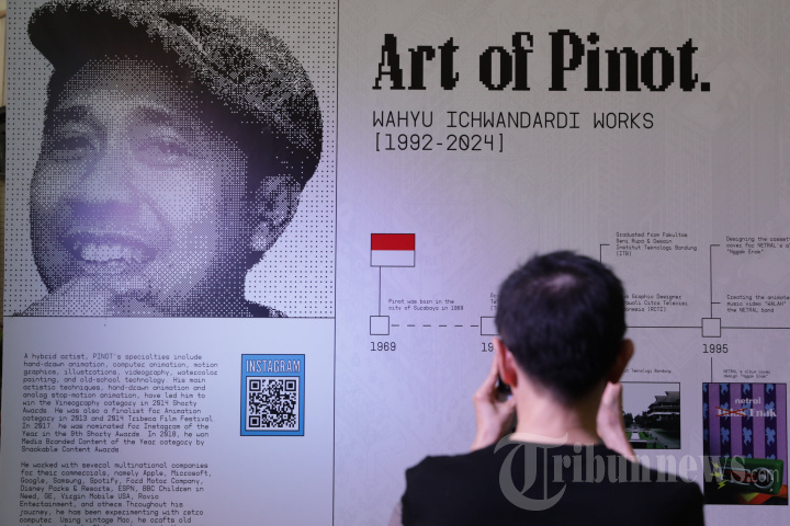 Pameran Ilustrasi Pinot Pada Glorify Indonesia 2024