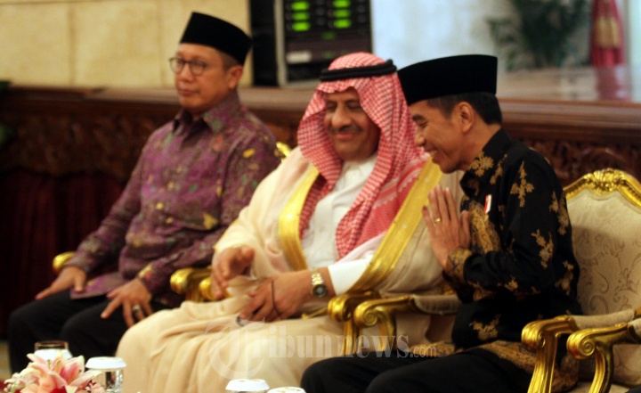 Pangeran Kerajaan Arab Saudi Bertemu Presiden Jokowi