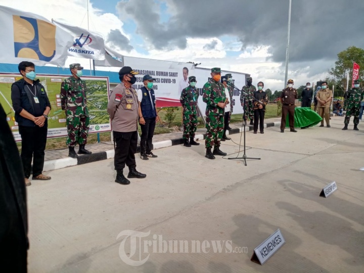 Pangkogabwilhan I Resmikan Operasional Rumah Sakit Covid-19 di P