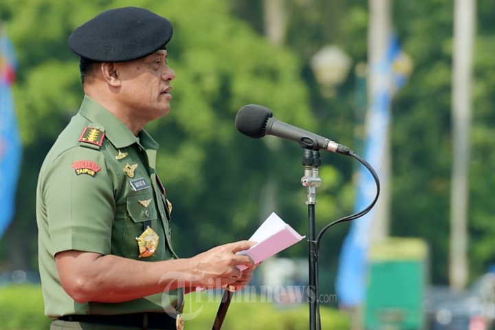 Panglima Pada Acara Gaktib dan Yustisi POM di Monas