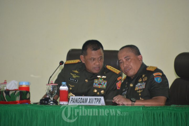 Panglima TNI Kunjungi Pangdam XII/Tanjungpura