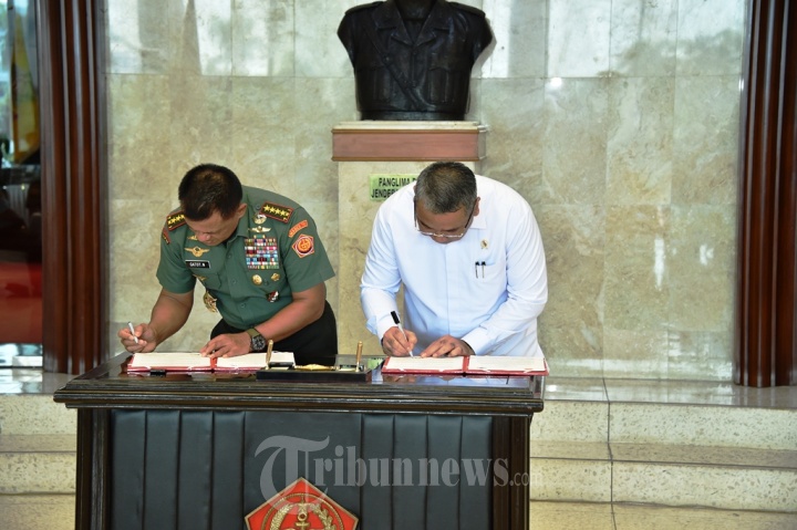 Panglima TNI Lakukan MoU Dengan Kemendes PDTT dan BCA