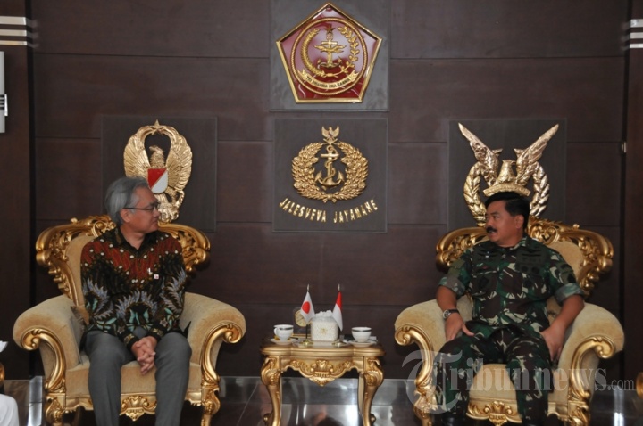 Panglima TNI Menerima Kunjungan Kehormatan Dubes Jepang.
