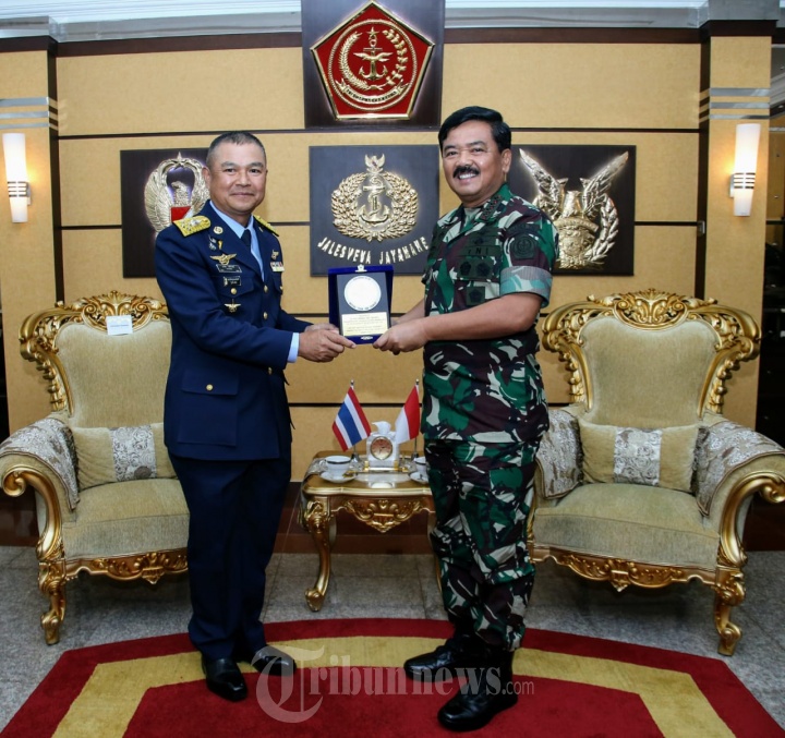 Panglima TNI Menerima Kunjungan Kehormatan Kasau Thailand
