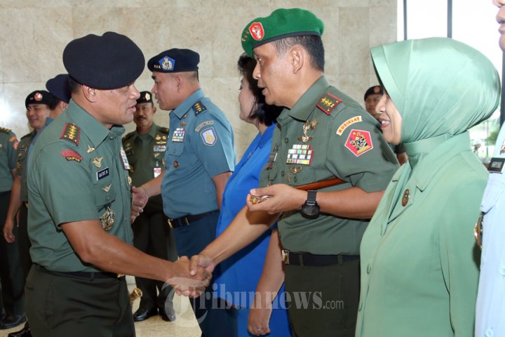 Panglima TNI Pimpin Acara Kenaikan Pangkat PATI TNI