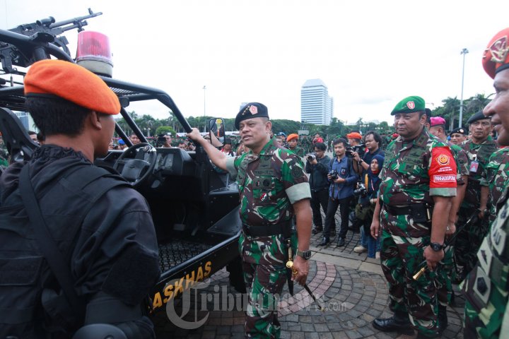 Panglima TNI Pimpin Apel Gelar Pasukan Pengamanan KTT OKI