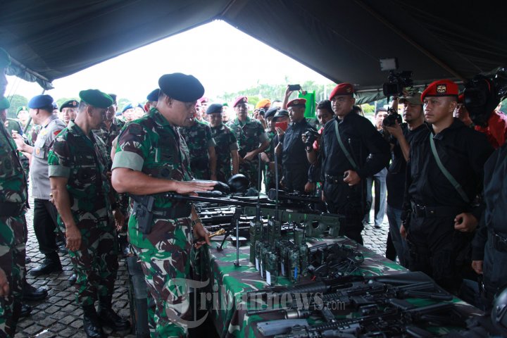 Panglima TNI Pimpin Apel Gelar Pasukan Pengamanan KTT OKI