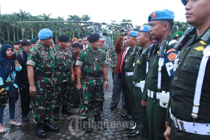 Panglima TNI Pimpin Apel Gelar Pasukan Pengamanan KTT OKI