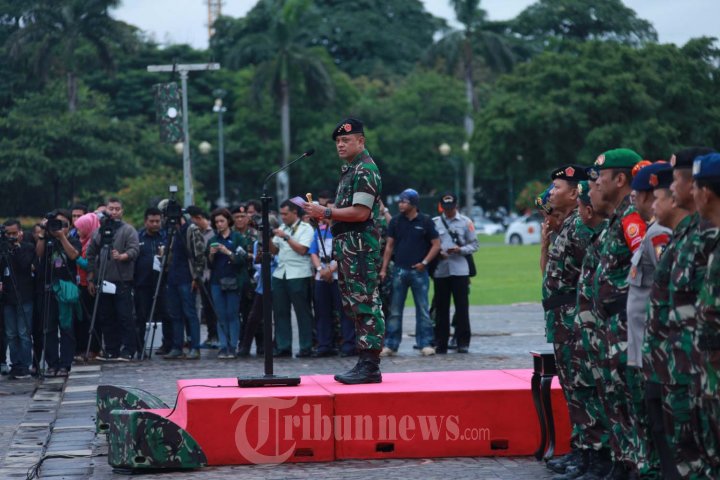 Panglima TNI Pimpin Apel Gelar Pasukan Pengamanan KTT OKI