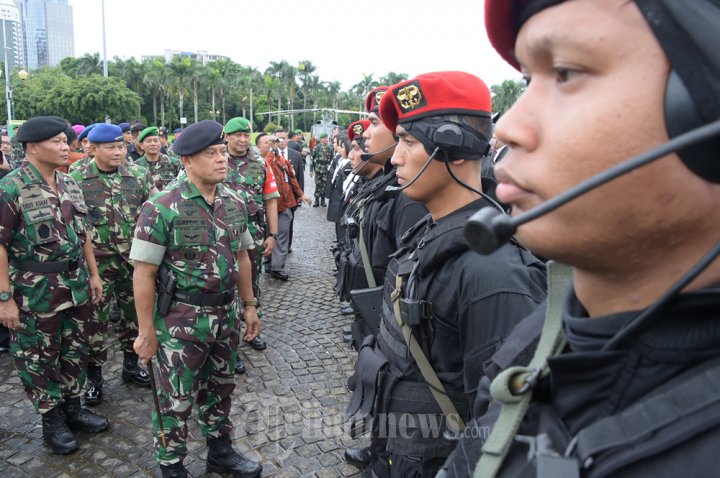 Panglima TNI Pimpin Apel Gelar Pasukan Pengamanan KTT OKI