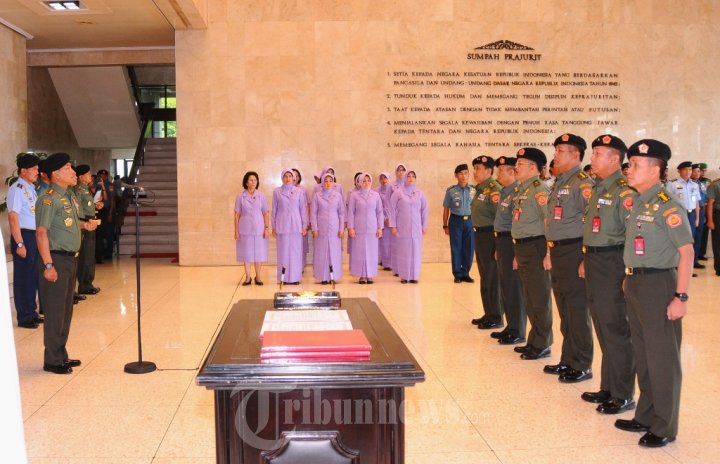 Panglima TNI Pimpin Sertijab Kasetum Kapusjarah dan Kababek TNI
