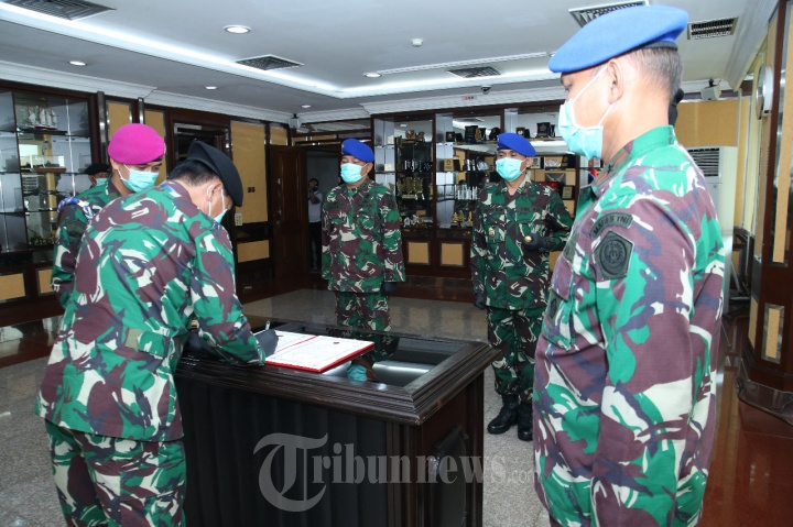 Panglima TNI Pimpin Sertijab Komandan Pusat Polisi Militer
