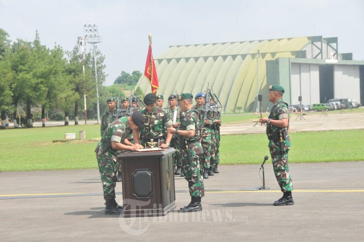 Panglima TNI Pimpin Upacara Serah Terima Alih Kodal PPRC TNI