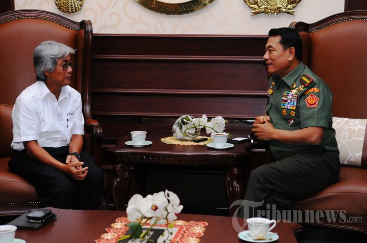 Panglima TNI terima Dirut Pertamina dan Kepala BNP2TKI