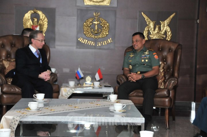 Panglima TNI Terima Dubes Rusia