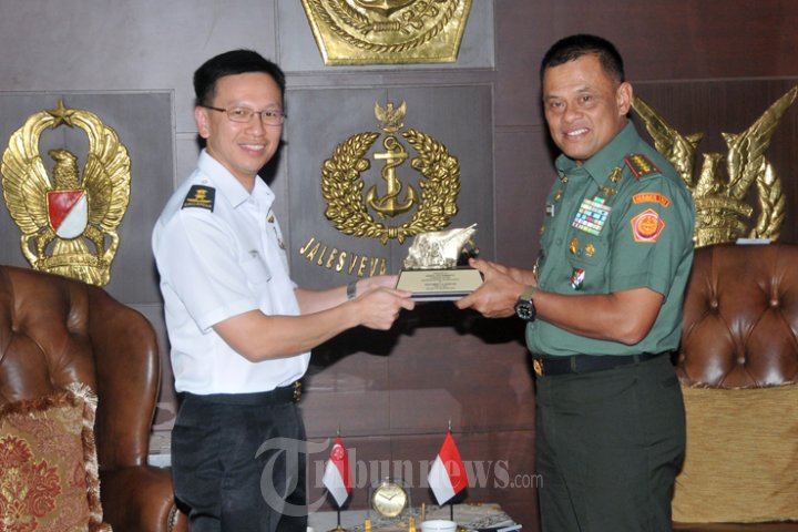 Panglima TNI Terima Kasal Singapura